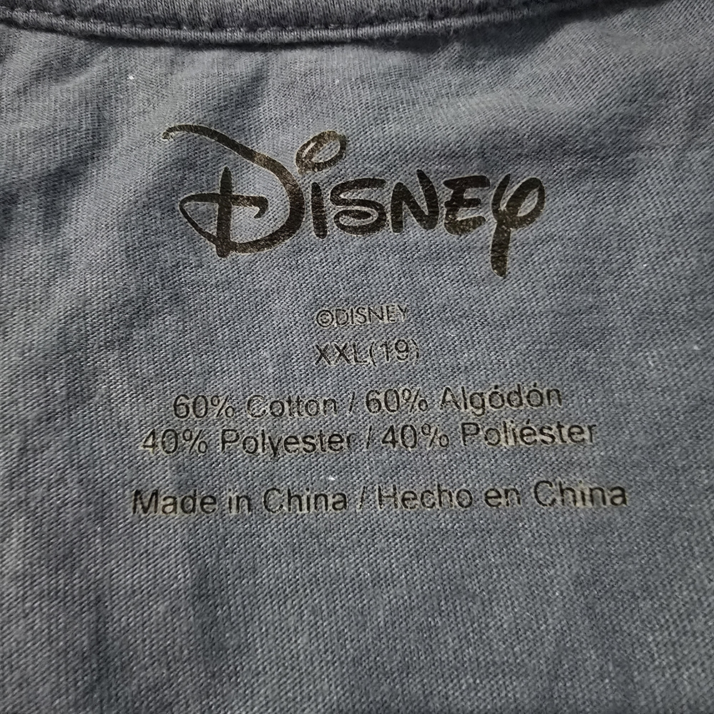 Disney Blue Stitch Short Sleeve Tee Junior Size XXL(19) - Picture 2 of 3